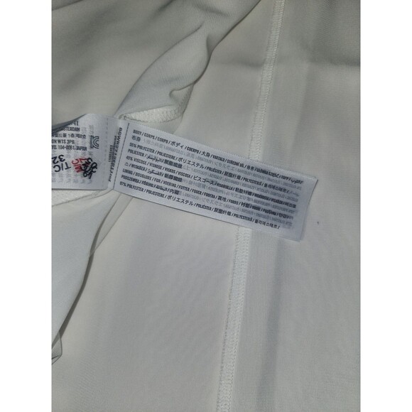 Abercrombie & Fitch Maxi Slip Dress Womens M Ivory Destination Wedding High Slit - Picture 9 of 9